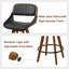 Shontina 20.47" W Faux Leather Swivel Stools-442467281-455001312