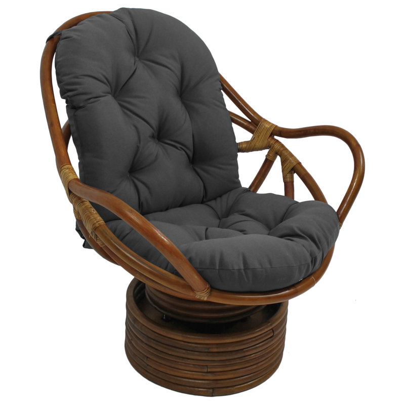 Outdoor 6'' Seat / Back Cushion, Cool Gray