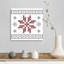 Impression de flocons de neige sur toile-738172594-738172595