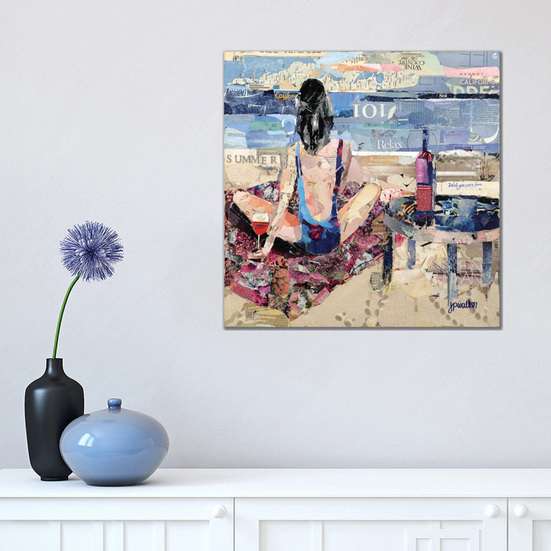 Wish You Were Her by Jamie Pavlich-Walker - Wrapped Canvas Painting, 45.72 cm H x 45.72 cm W