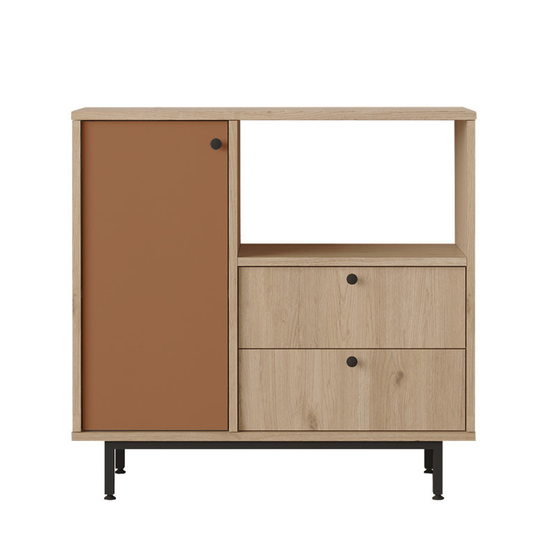 Armoire polyvalente Colesen, Brun / Beige