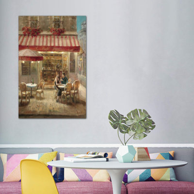 «Paris Cafe II Crop» par Danhui Nai - reproduction d'art