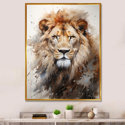 Lion Portrait Photography - Lion Wall Art