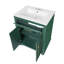 Meuble-lavabo classique 24 po avec comptoir en céramique-263041188