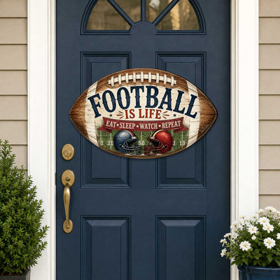 Crochet de porte Football Is Life Sports par G. Debrekht
