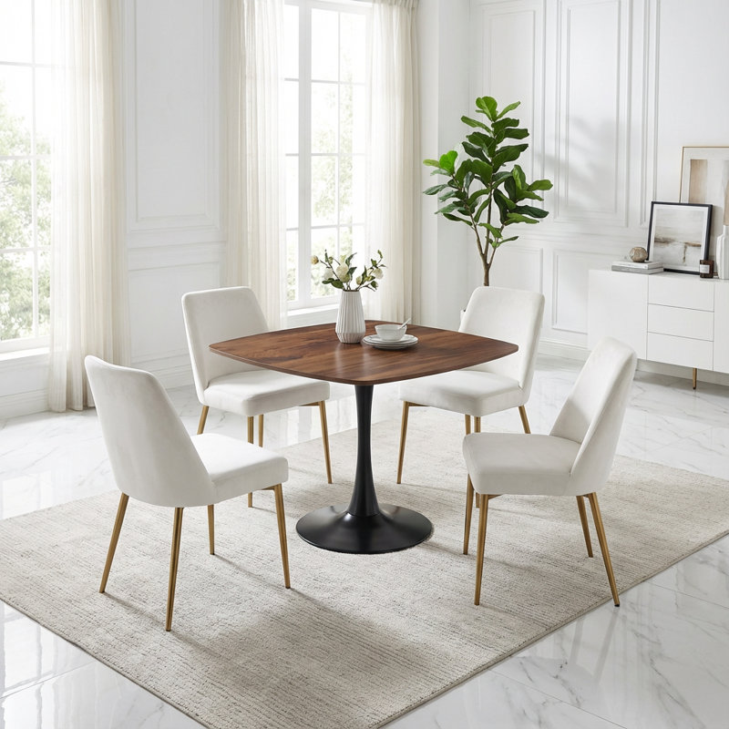 Table de salle à manger Modern Modern, 28.93" H x 31.5" L x 31.5" W