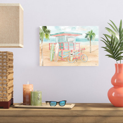 «Surfs up VII» par Dina June - reproduction d'art sur toile tendue