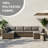 Outdoor 3'' Seating Group Cushion Cover-1460831266