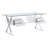 Modway Sector 71" Glass Top Glass Office Desk