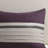 Queen Purple Faux Suede Comforter 7pc - , Soft Texture, Decorative Accents, Machine Wash 7 Piece For Bed Comfort, , Embroidered Pillows, Washable