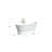 Jaiana 68 " L x 31 " W Freestanding and Mounting / Installation Required Soaking Bathtub-17756396-17756392