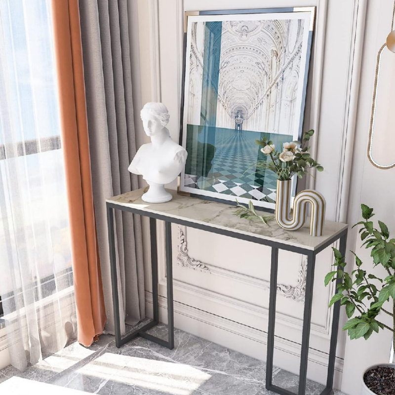 100 cm W Synthetic Laminate Top Console Table