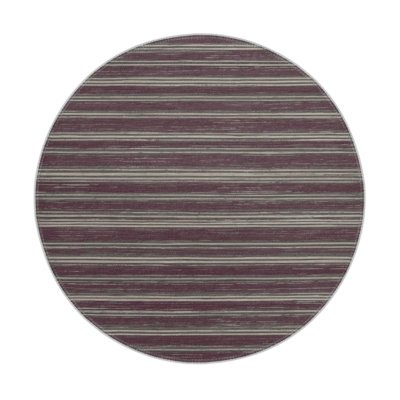 HorizontalStripes Black Indoor and Outdoor Area Rug