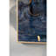 Marbled Blue Art Panels: Unique 30.5" x 40"