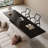 Black Rectangular Solid Wood desks-107975559