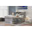 Captain Platform Bed Frame with Bookcases-1269091479