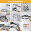 Luminaire moderne en cristal pour lustre de salon
