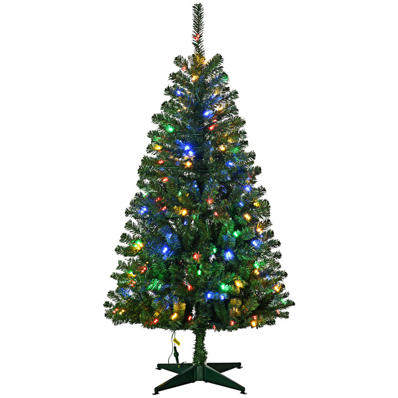 Prelit Artificial Christmas Tree, 4.9'