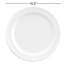 Assiette plate en mélamine blanche Tarhong