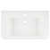 33" Burleson White Porcelain Rectangular Wall Bathroom Sink with Overflow