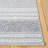 Buth Hand Woven Cotton/Wool Striped Rug in Ivory/Gray-1486300897