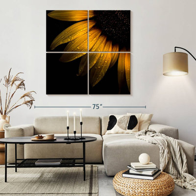 " Sunflower Petals " 4 - Pieces