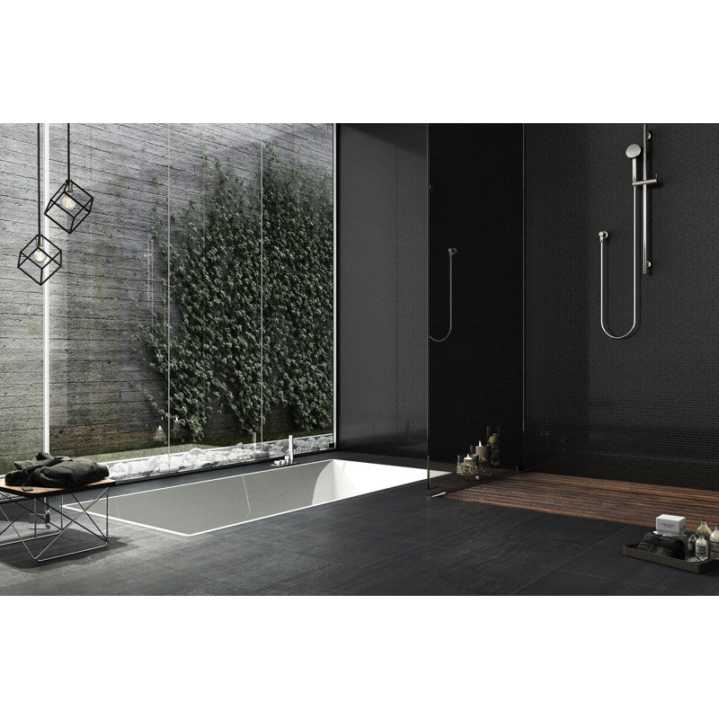 Luminaire suspendu géométrique 1 lumière Unia, Noir mat / nickel brossé
