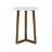 Aesthetic Tripod Round Side Table With Solid American Hardwood Legs-1354537195