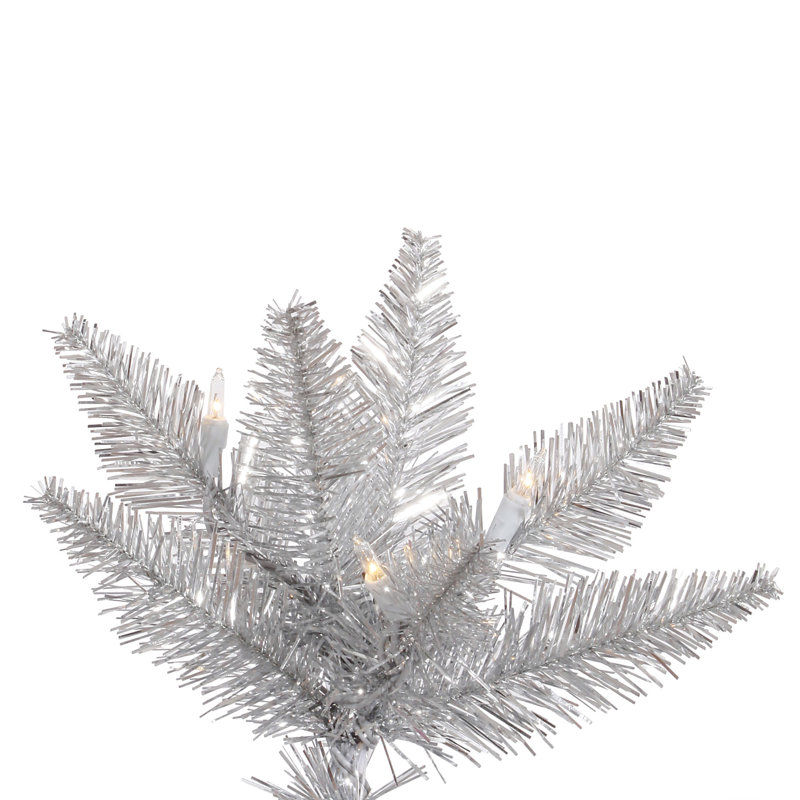 12' Lighted Pine Christmas Tree