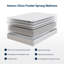 Melissa 25cm Memory Foam Pocket Sprung  Mattress-314857919