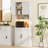 Kitchen Pantry Cabinet With RGB Light
