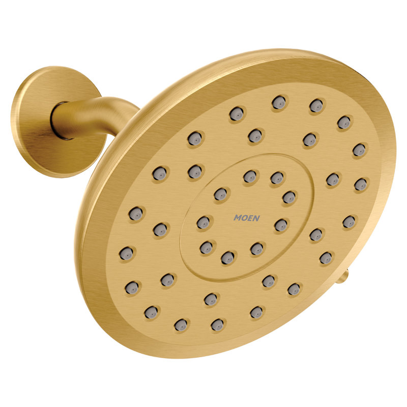 Pomme de douche Verso, Or brossé