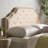 Tufted Upholstered Headboard Queen Size, Solid Wood Head Board With Durable Metal Legs-1680481700