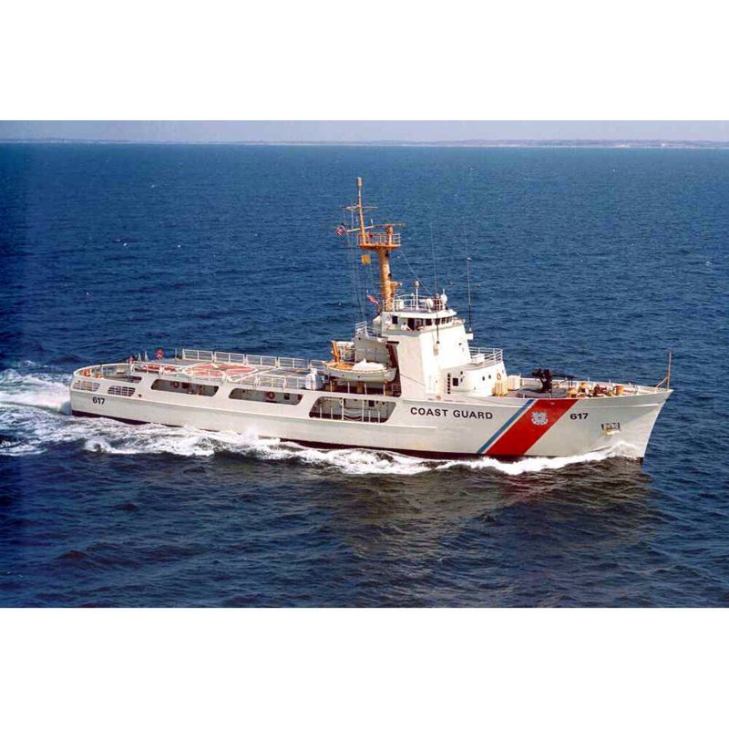 USCGC Vigilant WMEC-617 Ship Model, 10" H x 30" W x 5" D