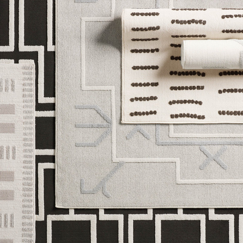 Colada Geometric Indoor / Outdoor Rug, Rectangle 5'3" x 7'6"