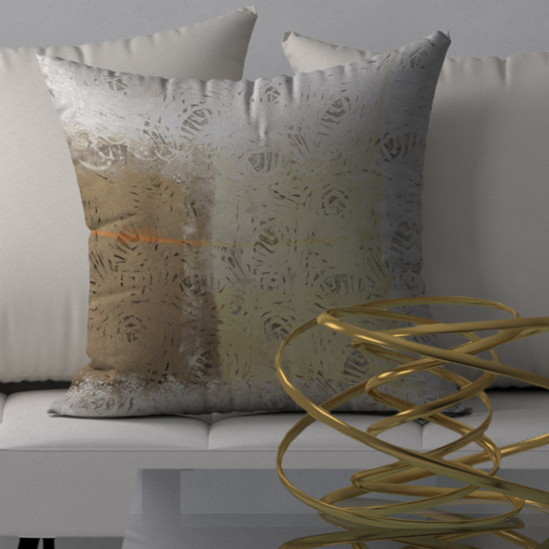 Housse et insert de coussin Real Real, 18" x 18"