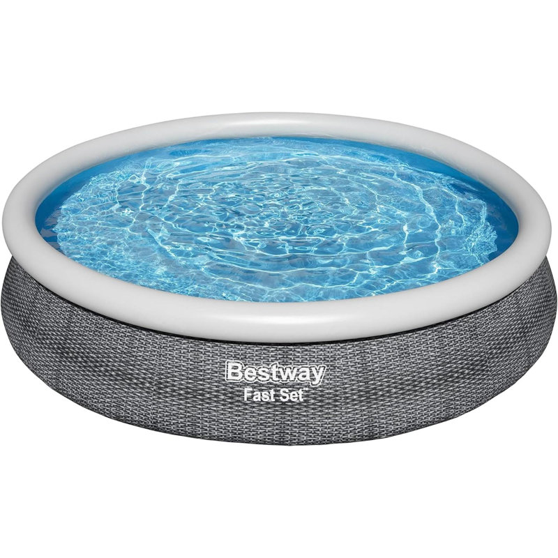 Polyvinyl Chloride (PVC) Round Inflatable Pool 30'' H x 144'' W x 144'' L