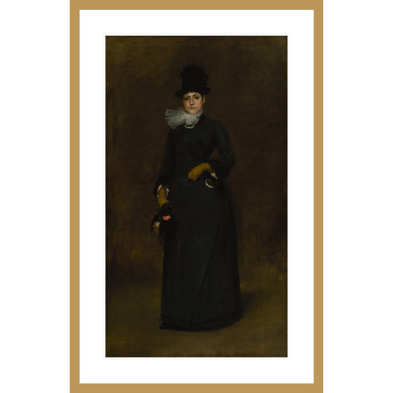 Mme. George Cotton Smith par Robert Henri, impression giclée sur cadre, 41.5" H x 26.75" W