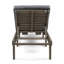 Wood Chaise Lounge W/ Cushion