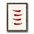 Papier, cadre noyer