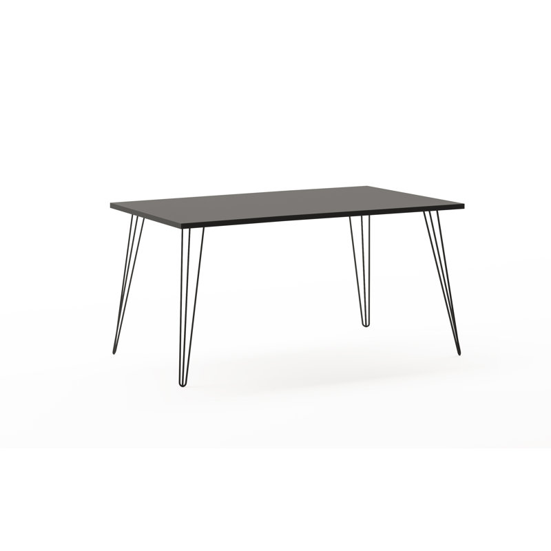 Domaingue Steel Writing Desk, 74cm H x 160cm W x 80cm D, Basalt Grey