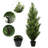 Shirlene Faux Cedar Tree Topiary in Pot-290192286