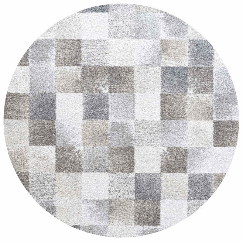 Springer Geometric Area Rug, Round 160cm