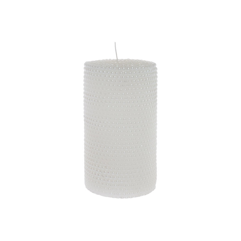 Unscented Pillar Candle, 14cm H x 8cm W x 8cm D