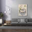 Toile épique Graffiti «Gray Cottage Bathroom 1» par Silvia Vassileva, 40 po x 54 po