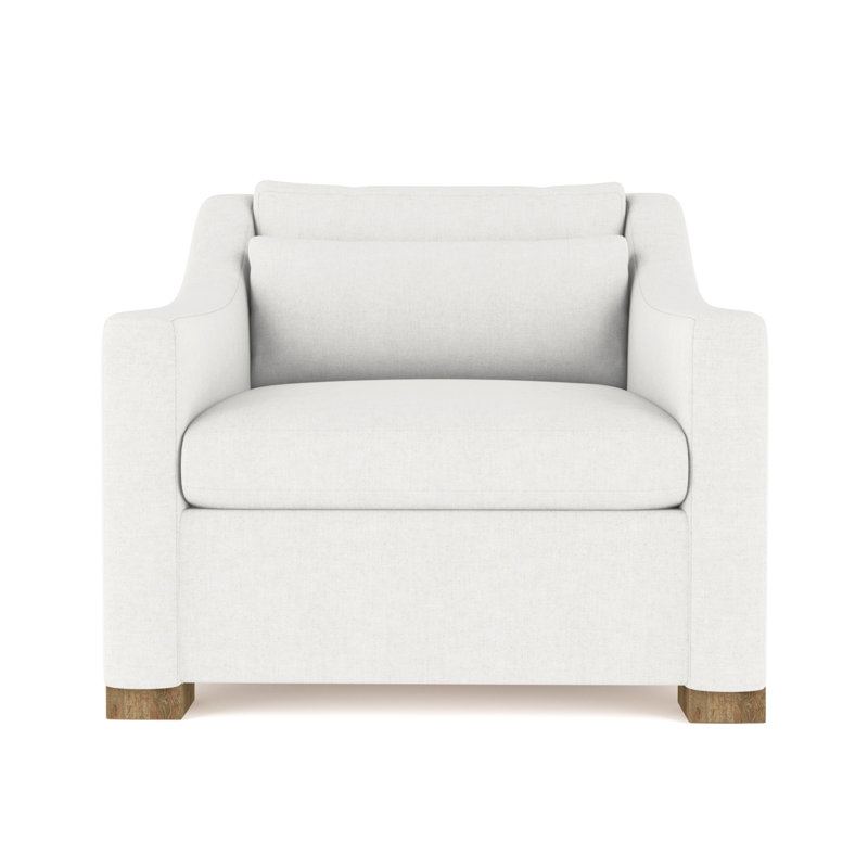 Crosby Armchair, 32.5" H x 35" W x 38" D, Plush Velvet Blue Print, Ebony