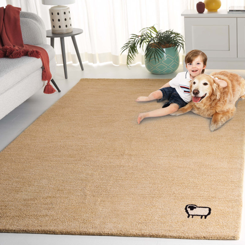 Lonzo Himalaya 451 Area Rug In Beige, Rectangle 4' x 6'