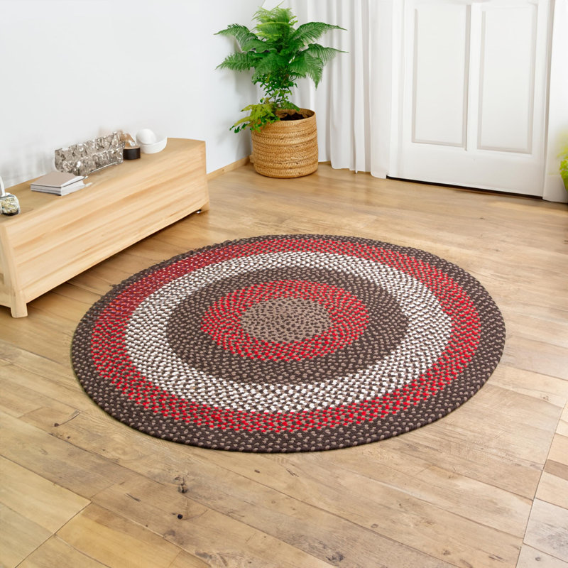 Tapis en coton Chrisan, Rond 6 pi