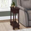 Table d'appoint, table de bout, table d'appoint, table de chevet étroite, chambre à coucher