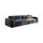 Blue Chenille Modular Modern sofa-23026199